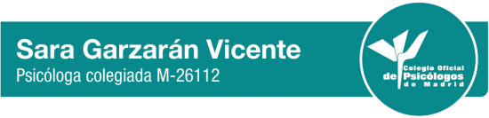 Sara Garzarán Neuropsicóloga y Psicoterapeuta colegiada en Las Rozas