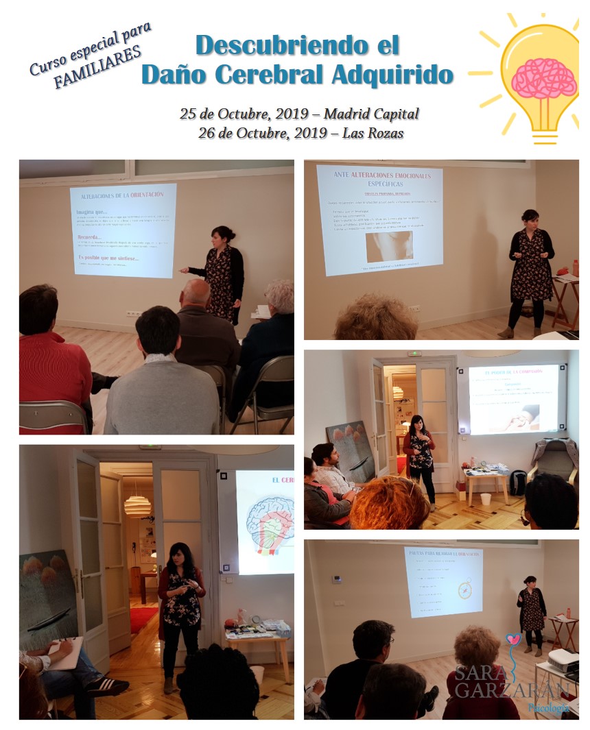 Fotos Curso Daño Cerebral para familiares