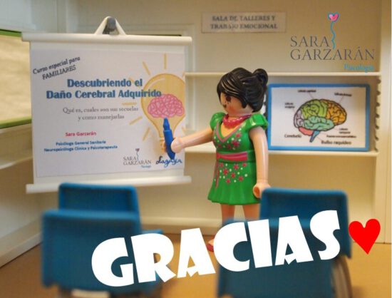 agradecimientos curso daño cerebral familias